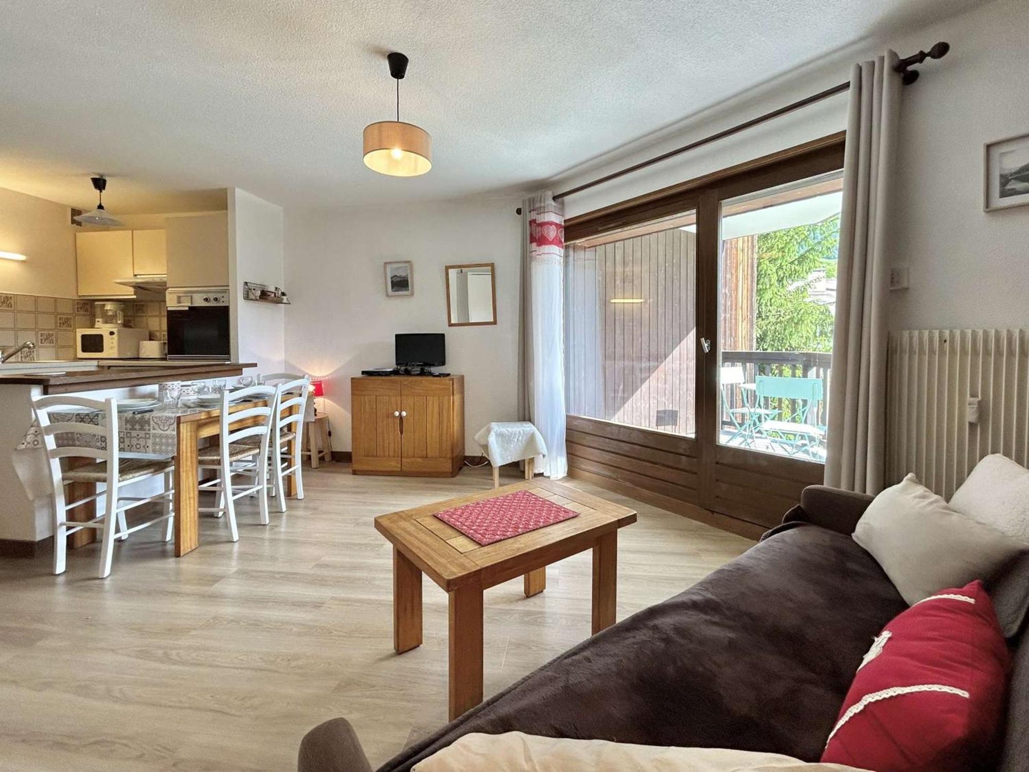 Studio Avec Piscine Chauffee, Tennis & Balcon - 4 Couchages A Megeve - Fr-1-597-14 المظهر الخارجي الصورة